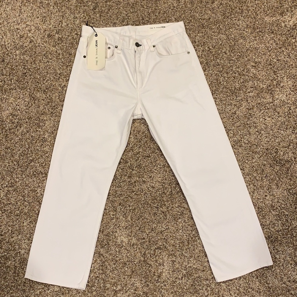 NWT rag & bone women’s white denim jeans size 27